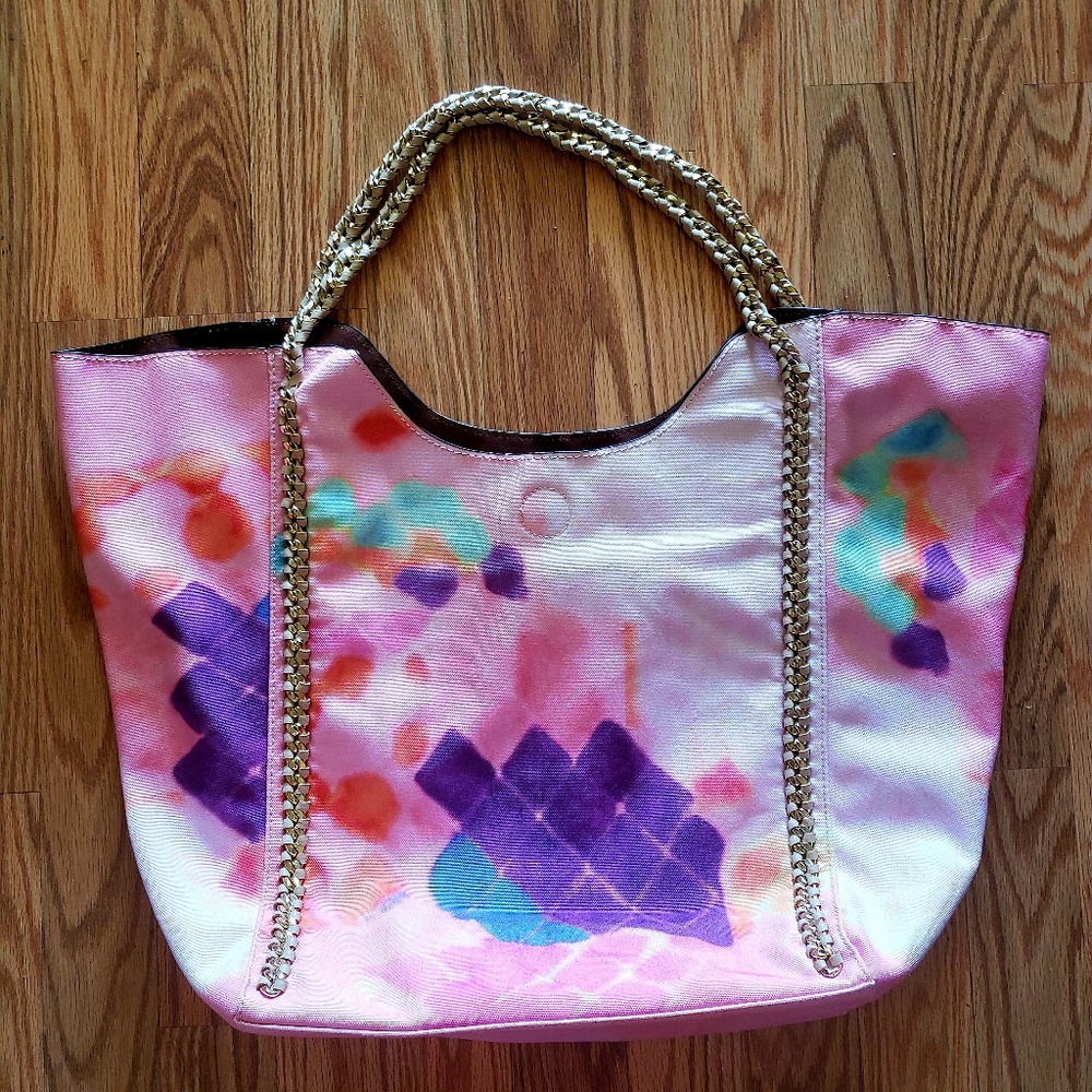 Colorful Canvas Summer Tote/bag. Never used.